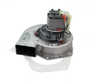Exhaust Motor with Housing - Includes wires w/ spade connectors and gasket 10-1120