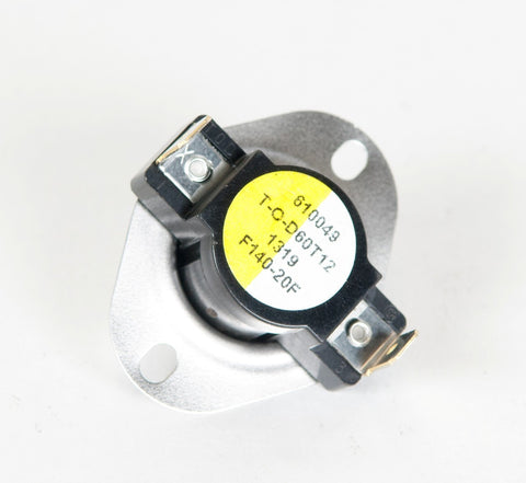 Low Limit Fan Switch - Snap Disc 140 13-1123