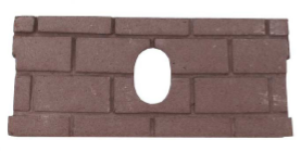 Single panel cerra board (firebrick) 13646500 - PP1004