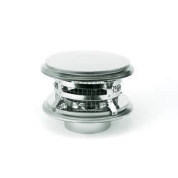 4" Dura Flex Vertical Rain Cap w-clamp band_68240