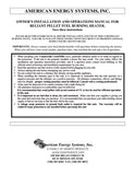 American Energy Essex User Manual - Pellet_AEessex