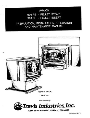 Avalon 900 1991 User Manual - Pellet_AV900um1991