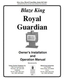 Blaze King Royal Guardian User Manual - Wood_BKRoyalGua