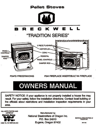 Breckwell P24 1994 User Manual - Pellet_bp24p1994