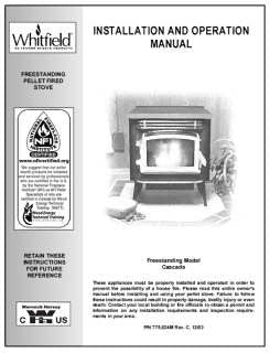 Whitfield Cascade User Manual - Pellet_wcps