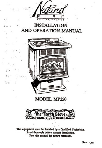 Earth Stove MP250 User Manual - Pellet_esMP250m