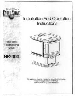 Earth Stove NF2000 User Manual - Pellet_esnf2000m