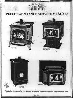 Earth Stove TP440/MP3550/RP45/HP40 Tech Manual