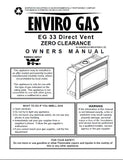 Enviro EG 33 DV User Manual - Gas_EG33DV