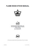 Flame Senator II Wood Stove Manual_Senator II