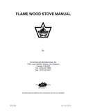Flame "The Advantage I" Wood Stove Manual_The Advantage I