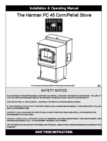 Harman PC45 User Manual - Pellet_Harman PC45