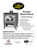 Lopi Awnser FS User Manual - Wood_LAFSWS