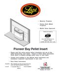 Lopi Pioneer Bay Insert User Manual - Pellet_LPBPI