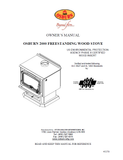 Osburn 2000 FS User Manual - Wood_OS2000FS