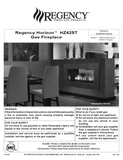 Regency Horizon HZ42ST User Manual - Gas_RGHZ42ST