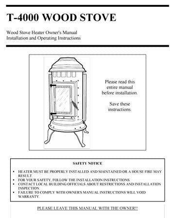 Thelin T-4000 User Manual - Wood_THT4000
