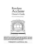 Vermont Castings Resolute Acclaim User Manual