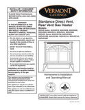 Vermont Castings Stardance Rear Vent User Manual - Gas_VCstarRV