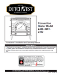 Vermont Castings Dutch West 2460,2461,2462 User's Manual - Wood_Dutchwest