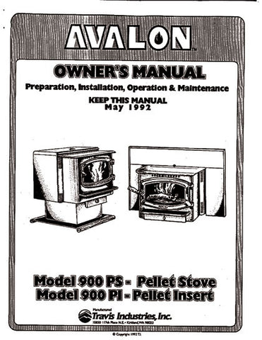 Avalon 900 1992 User Manual - Pellet_AV900um1992