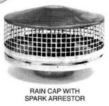 Stainless Cap w/Spark Arrester_8WCA