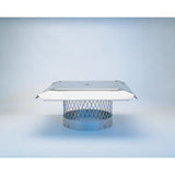 12" HomeSaver Pro Stainless Steel Round Chimney Cap, 3/4" Mesh_10355