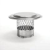 3" HomeSaver/up Collarplate Rain Cap With Band_10440