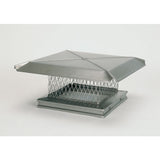 8" x 8" Gelco Stainless Steel Single-flue Chiminey Cap, 304-allo_13101