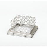 8" x 8" Gelco Stainless Steel Animal Guard, 18-ga., 5.5" High Sc_13200