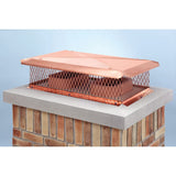 17" x 29" Model C Gelco Copper Multi-flue Cap, 18-ga, 8" High, 3_13630