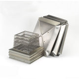 8" x 17" Gelco Stainless Steel Single-flue Multi-pack Cap-3 Per _13735