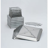 8" x 13" Gelco Stainless Steel Single-flue Multi-pack Cap-6 Per _13753