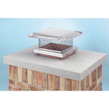8" x 13" HomeSaver Pro Stainless Steel Chimney Cap, 304-alloy, 1_14603