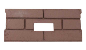Single panel cerra board (firebrick) 14650011