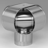 10" HomeSaver Windbeater Stainless Steel Cap, 24-ga._14910