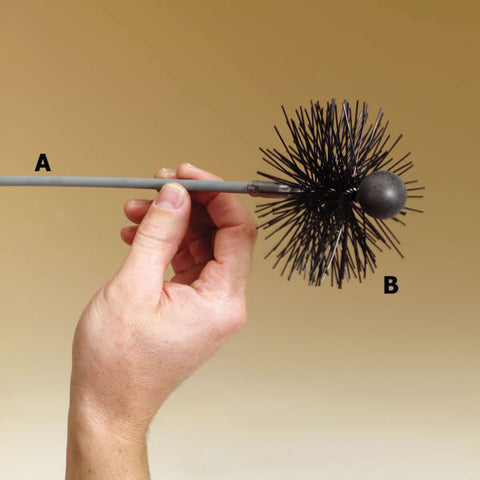 Pellet Brush, 3" Round_23003