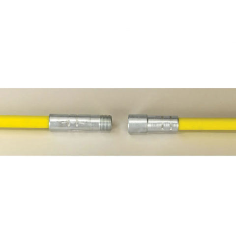 Heavy-duty Chimney Cleaning Rod, 6', Yellow, 3/8" Pt_23620