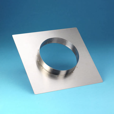 10" HomeSaver 18x18 Bottom Plate W/2" Collar_36110