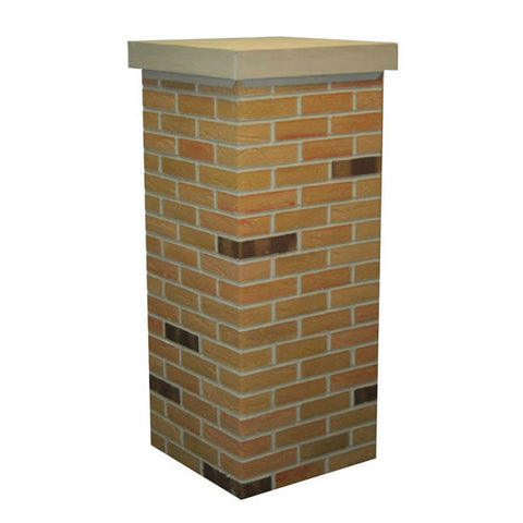 Flexi-Brick Burnt Red Chimney Surround, 18"_44316