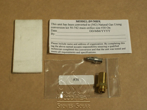 DV50DX CONVERSION KIT LP TO NG CONVERTIBLE_50-1428