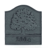 18x20 Great Oak Cast-Iron Fireback_61095