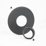 6" Secure Temp Decorative Trim Collar, Galvalume, O.d. 20"_67635