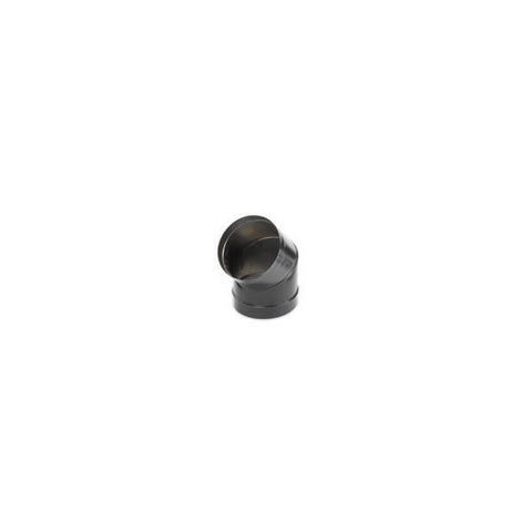 8" Dura-black 24-ga Welded Black Stovepipe, 45 Deg Sectioned, No_69070