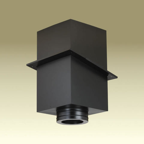5" Dura-Vent Duratech Cathedral Ceiling Support Black, 24" Tall_70555