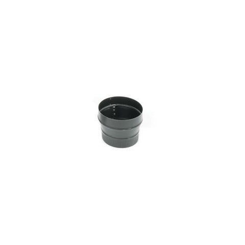 24-ga Snap-Lock Black Stovepipe 5" To 6" Increaser, Crimp On Sma_73470