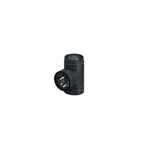 8" Model DSP Double-Wall Stovepipe Tee With Cover_77535