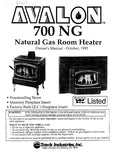 Avalon 700 1993 User Manual - Gas_700NG