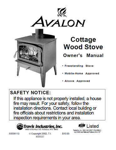 Avalon Cottage FS User Manual - Wood_AvalonCottageFS