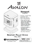 Avalon Newport 2001 User Manual - Pellet_AVNewportum2001